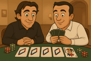 It Recruitment Services In Spain Blog 45 it recruitment services Caricatura Javi Lucho 4 years NBS Ofi Poker 3